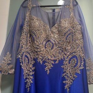 Royal Blue - Atelier Clarisse -  Formal Gown Never Worn